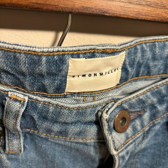 Simon Miller Slim Boot Jeans Blue Medium Wash Size 30 - Picture 7 of 15